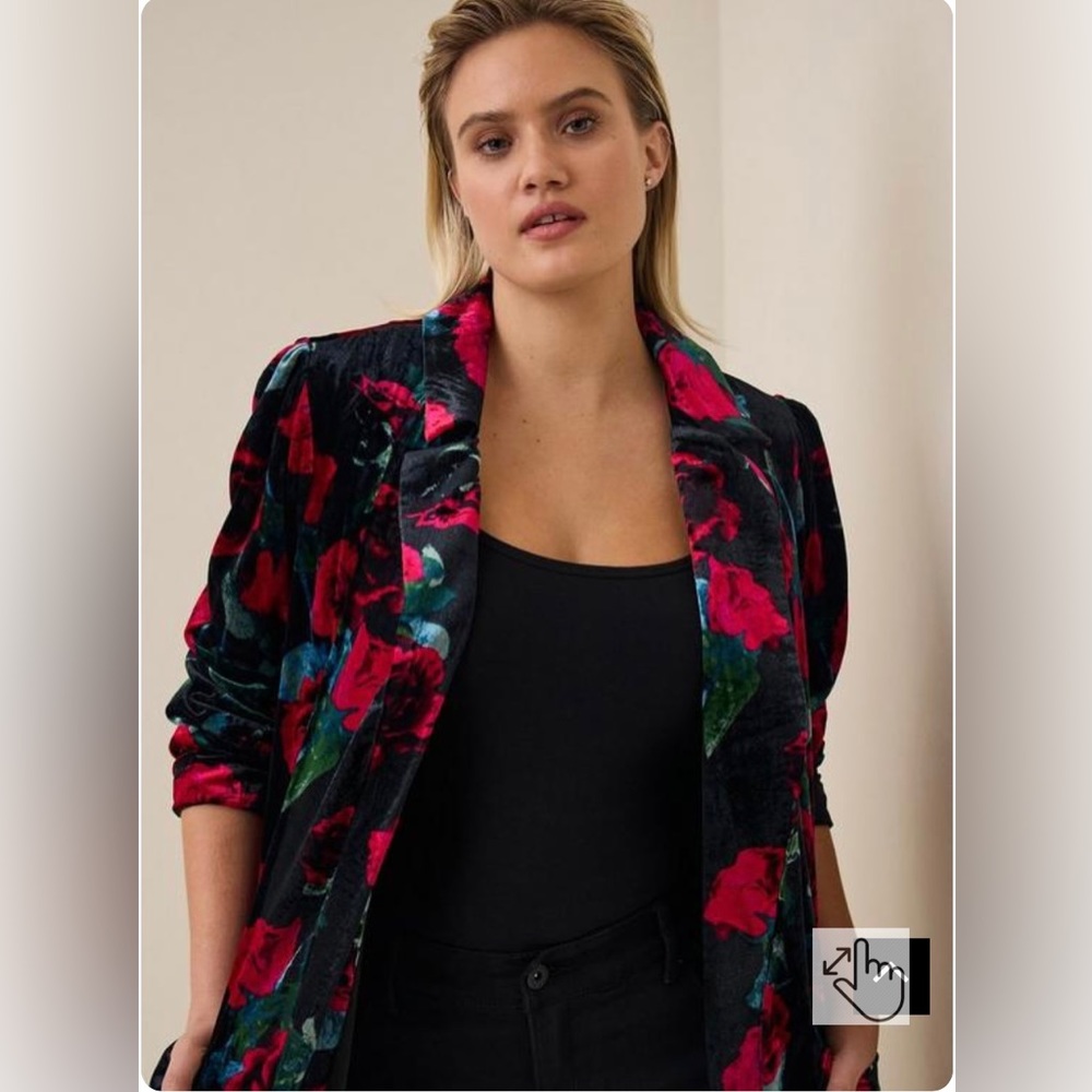 Torrid Velvet Duster Kimono